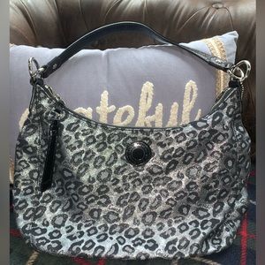 Coach Madison Ocelet Leopard Print Purse